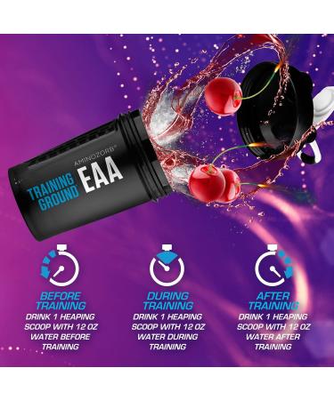 EFX Sports Training Ground EAA | Essential Amino Acids Supplement for Energy & Protein | Pre Intra Post Workout | 40 Servings Cherry Bomb - Buy Online on GoSupps.com
