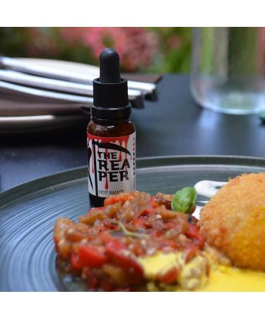 I LOVE SPICY The Reaper Chili Sauce 20 ml Lab Measured 96 581 SHU 85% Carolina Reaper Peppers Hot 7/5 St - Buy Online on GoSupps.com