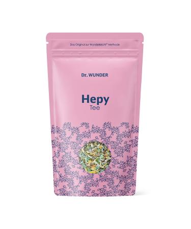 Dr.Wunder Hepy Tea 100g: liver and gallbladder cleaning |Herbal tea in pharmacy quality |valuable bitter substances to strengthen the liver function