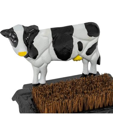 Woodside Outdoor Garden Novelty Boot Brush Cast Iron Cow Shoe/Welly/Trainer Mud & Dirt Scraper - Buy Online on GoSupps.com