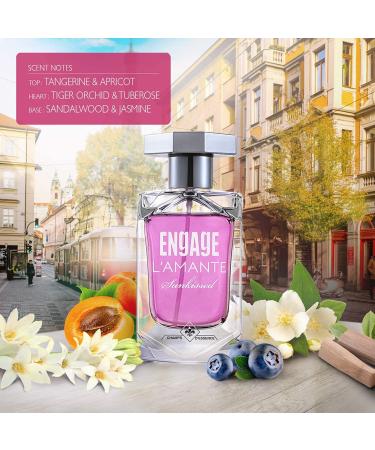 Enga'ge L'amante Sunkissed Perfume for Women 100ml Long Lasting Smell Eau De Parfum Skin Friendly Gifts for Women Perfume EDP. - Buy Online on GoSupps.com