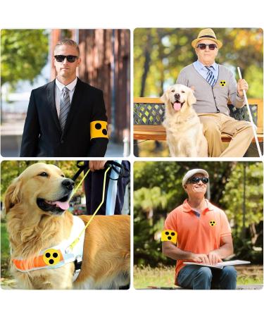Blind Badge Armband Set - 4 Pieces for Visually Impaired | Perfect Gift for Assistance & Accessibility - Buy Online on GoSupps.com