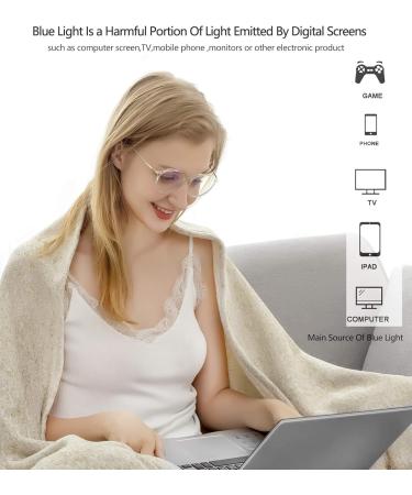 HBSelect Blue Light Filter Glasses - Protect Your Eyes from Screen Strain for Work & Gaming | Unisex Transparent Design - Buy Online on GoSupps.com