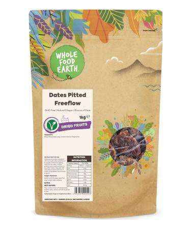 Wholefood Earth Dattes d noyaut es en vrac - Sans OGM - Naturelles - V ganes - Sans produits laitiers - Sans sucre ajout - 1 kg
