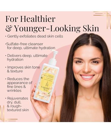 SkinRestore Hydrating Face & Body Wash - Hyaluronic Acid Cleanser for Sensitive Skin - 350ml Sulfate Free & Cruelty Free - Foaming Face Wash for Women - Buy Online on GoSupps.com
