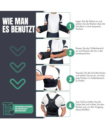 Jebolt Back Straight - Posture Correction Shoulder Belt for Men & Women | Lumbar Support to Relieve Back Pain - Buy Online on GoSupps.com