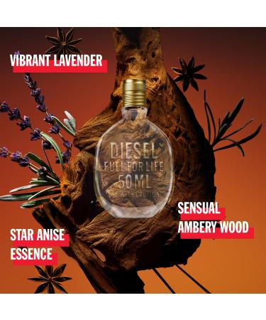 Diesel Fuel For Life 1.7 oz Eau De Toilette 2 packs of 1.7 oz Shower Gels Cedar Coriander Orange 1.7 Fl Oz (Pack of 1) - Buy Online on GoSupps.com