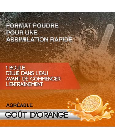 Healthy Fusion Pre-Workout with Beta Alanine L-Arginine AAKG Creatine Caffeine and Taurine | Increases Muscle Development | Stimulates and Improves Endurance | Orange Taste | 300g - Buy Online on GoSupps.com