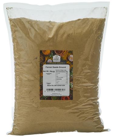 Old India Fennel Seeds Ground 5kg 5 kg (Pack of 1)