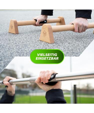 M ller & Blum Grip Pads Set - Neoprene Sweat-Absorbing Gym Accessories for Bodybuilding Calisthenics & Strength Training - International Shipping Available - Buy Online on GoSupps.com