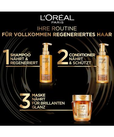 L'Or al Paris Nourishing Diamond Mask - Intensive Care for All Hair Types with Amino Acids & Essential Oils | Advanced Hair Science 250 ml - Buy Online on GoSupps.com