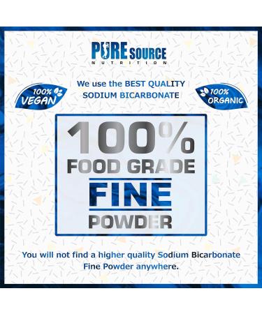 Baking Soda Sodium Bicarbonate 100% Pure Food Grade Bicarb Bicarbonate Baking Soda Bucket for Cooking Cleaning Baking Bath Bombs Odours Teeth MADE in UK by PSN (5KG) - Buy Online on GoSupps.com