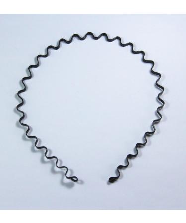 CareforYou Unisex Metall Haarreif Schwarzer Elastischer Gemwellter Haaraccessoire f r Damen und Herren | Internationaler Versand - Buy Online on GoSupps.com