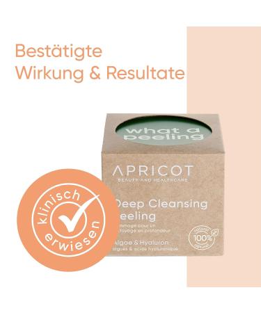 APRICOT Deep Cleansing Peeling 50ml - Luxury Skincare with Hyaluronic Acid & Algae Extract for Radiant Skin - Buy Online on GoSupps.com
