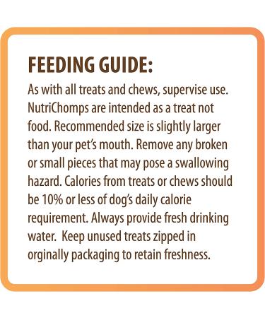 Nutri Chomps Dog Chew 14.11 oz - Premium Dog Chews | Single Pack - Buy Online on GoSupps.com