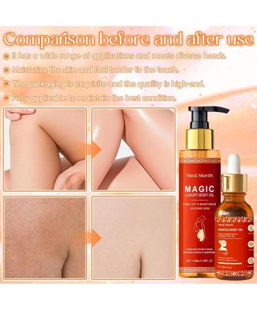 Huile Corps Hydratante Huile Corporelle Hydrate et R duit les Ridules sur les Joues les Bras et les Cuisses Huile de Soin pour Tous les Types de Peau(100 ml + 30 ml) - Buy Online on GoSupps.com