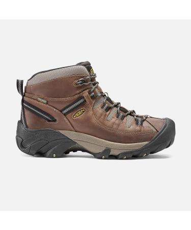 KEEN Men's Targhee 2 Mid Waterproof Hiking Boots - Size 10.5 Brown/Black - Buy Online on GoSupps.com