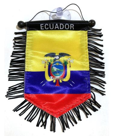 Ecuador Flag Ecuadorian Pride Automobile Ecuador Mini car Flag Great for ur car or Home