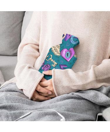 Love Wings Hot Water Bottle with Plush Cover - Hand Warmer for Adults & Kids | 26.5x15.3cm | International Shipping Available - Buy Online on GoSupps.com