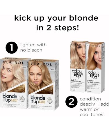 Clairol Blonde It Up Permanent High Lift Platinum Blonde Hair Color - Buy Online on GoSupps.com