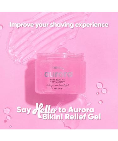OLIVIA Aurora Intimate Bikini Relief Gel - Vegan & Organic Hypoallergenic PH Balanced for Ingrown Hairs Razor Bumps & Itch Relief - Buy Online on GoSupps.com