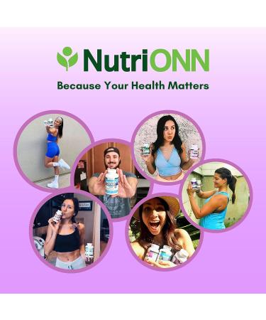NutriONN Holy Basil Leaf Capsules 500mg - 120 Vegan Capsules - Tulsi Extract Supplement with Ursolic Acid - Adaptogenic Ayurvedic Herb for Positive Mindset - Buy Online on GoSupps.com