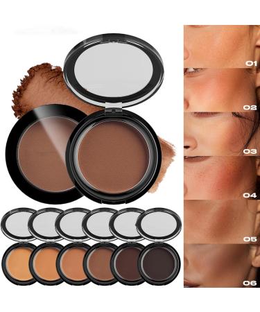 Poudre de Contour Bronzant Mat - Poudre Compacte Tout-En-Un Pour Contourer Les Cheveux Et Le Nez Sculpture Du Visage Finition Lisse Pigment Durable Adapt Divers Tons De Peau (#4 6g) #4 6 g (Lot de 1) - Buy Online on GoSupps.com