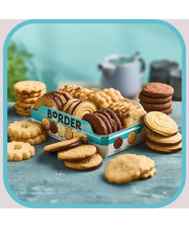Border Biscuits Classic Sharing Pack 400g Butterscotch Crunch Sultana Melts Chocolate Biscuits Cookies Milk Chocolate Biscuits Oat Crumbles Shortbread Rings Bundled by The Great British Kitchen - Buy Online on GoSupps.com