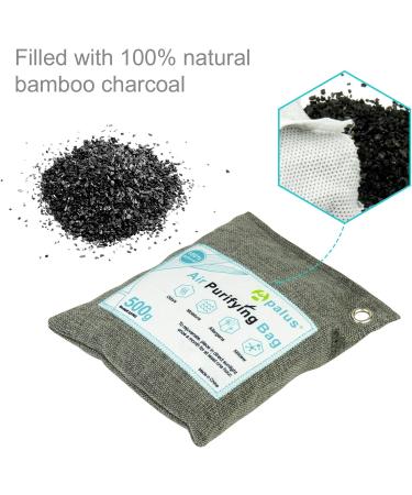 Apalus Dehumidifiers for Car & Home - Natural Bamboo Activated Carbon Air Freshener | 2x500g Moisture Remover - Buy Online on GoSupps.com