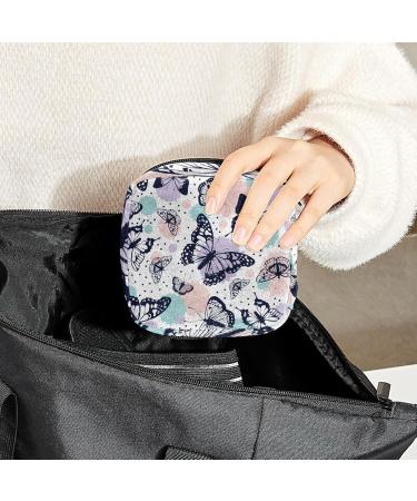 Shop Stylish Women's Bond Storage Pockets - Beautiful Butterflies Pattern Portable Period Kit Bag | Feminine Products for Women & Girls - Buy Online on GoSupps.com