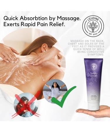 Thyme Body Cream 4fl oz - Soothing Respiratory Tract Massage Cream for Kids and Adults - Buy Online on GoSupps.com