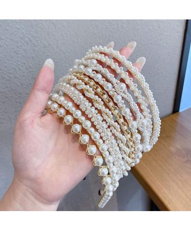 Shop Pearls Hair Ties - 5pcs Elegant Hair Accessories for Women & Girls | Perfect Birthday Party Gift - Buy Online on GoSupps.com