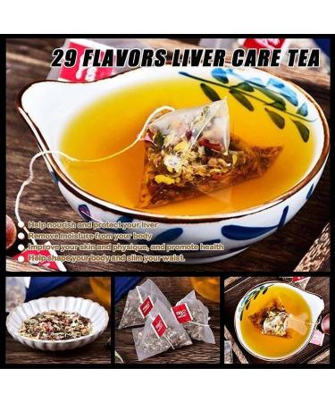 29 Flavors of Ancient Formula Tea Liver Care Tea-Health Tea and Camellia Tea Ancient Wet Tea Dampness Removing Slimming Tea (3box) - Buy Online on GoSupps.com
