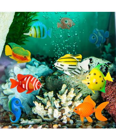 Buy Aoriher 10-Piece Artificial Fish Decoration - Colorful Floating Aquarium Ornaments for International Shipping - Buy Online on GoSupps.com