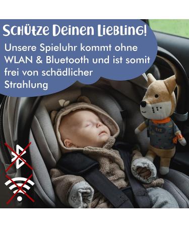 Buy Baby Music Box - Cuddly Lion Plush Sleep Aid with Timer | Soft Toy for Babies & Children Up to 6 Years - Buy Online on GoSupps.com