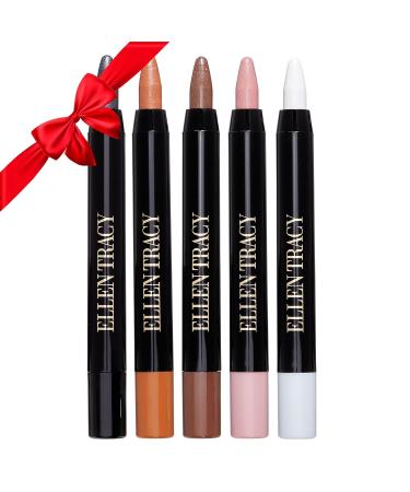 ELLEN TRACY Eyeshadow & Liner Stick Set | 5-Piece Collection | Smudge-Proof Blendable & Long-Lasting | Vibrant Colors for Defined Eyes - International Shipping Available - Buy Online on GoSupps.com
