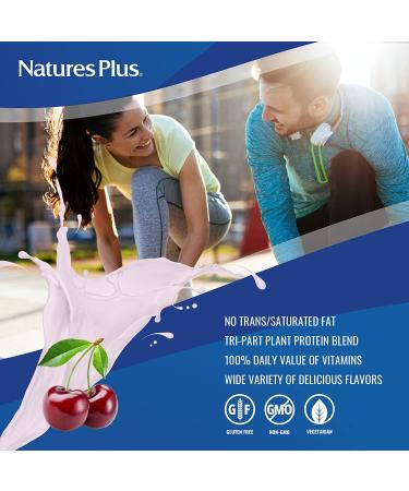 Nature's Plus Spiru-Tein Cherries Jubilee High Protein Meal 2.1 lbs | Energy Boosting Supplement - Buy Online on GoSupps.com