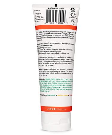Thinkbaby Baby Shampoo & Body Wash - Non-Toxic, Gentle & Tear-Free Cleanser for Face, Hair & Body - 8oz - Buy Online on GoSupps.com