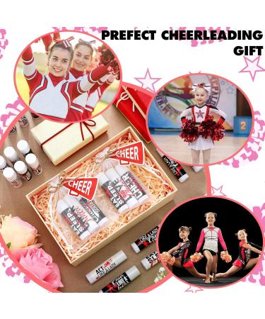 Buy 50 Sets Cheer Gifts - Lip Balm Organza Bags & Tags for Cheerleaders | Bulk Moisturizing Gifts for Teams (Red - Buy Online on GoSupps.com