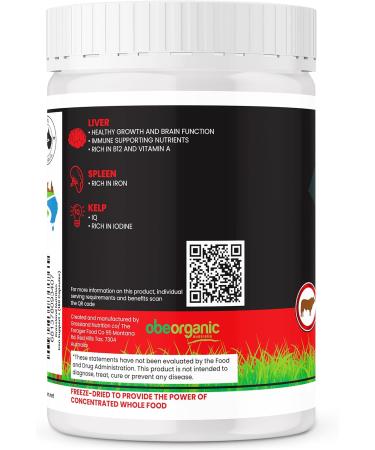 GRASSLAND NUTRITION 100% Organic Australian: Iron Support Beef Organ Blend and Spleen - High in Iron B12 Iodine (180 Capsules) - Buy Online on GoSupps.com