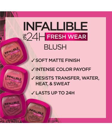 L'Oreal Paris Infallible 24H Fresh Wear Soft Matte Blush - Legendary Berry - Buy Online on GoSupps.com