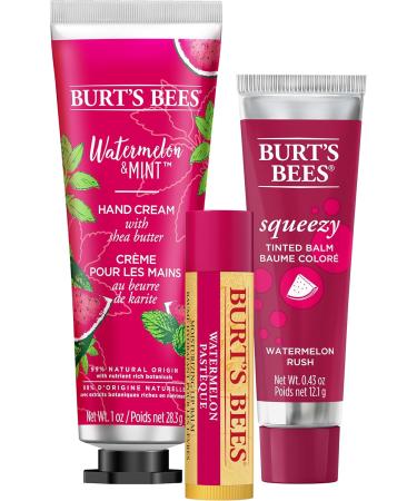 Burt's Bees Lip Balm Squeezy Tinted Balm and Hand Cream Gift Set Merry Melon Ready to Give Holiday Gift 1 Gift Set - Buy Online on GoSupps.com