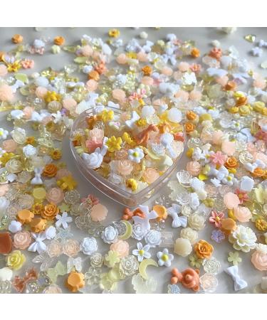 3D Colorful Camellia Nail Art Charms - Wedding Butterfly Design - Buy Online on GoSupps.com