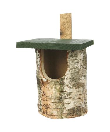 Cj Birch Log Nest Box Open Front (fsc)