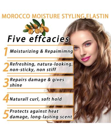 Moisturizing Curl Cream for All Hair Types | Leave-In Hydrating Styling & Definition | Long-Lasting Moroccan Volume for Men & Women - Buy Online on GoSupps.com