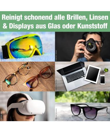 Bio-Chem Anti-Fog Glasses Cleaner Spray Set | 100ml + 250ml Refill + Microfiber Cloth | Antistatic & Effective Care for Eyewear - International Shipping Available - Buy Online on GoSupps.com