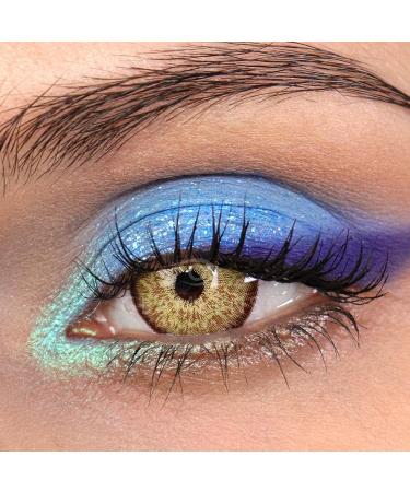 Buy Ibiza Brown Colored Contact Lenses - Monthly Soft Hydrogel 0.0 Diopters 2 Pieces + Lens Container - Natural Colors Series - Buy Online on GoSupps.com