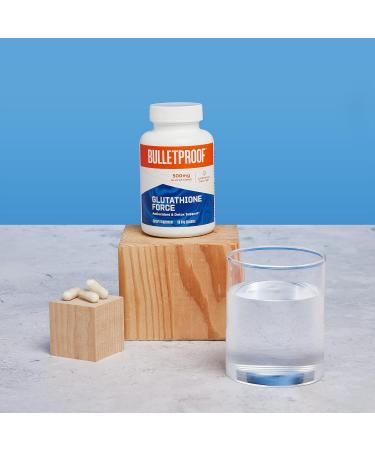 Bulletproof Glutathione Force 90 Count Capsules - Liver Detox & Immune Support Supplement - Buy Online on GoSupps.com
