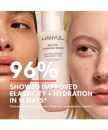 HANYUL Red Rice Hydrating Serum with Vegan Ceramide | Korean Skincare for Deep Hydration Radiant Skin Glow Firming & Barrier Support Slow Aging 5.07 fl. oz. Light Floral - Buy Online on GoSupps.com
