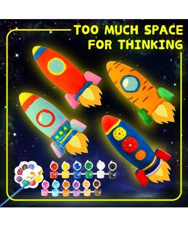 Rocket Lamp Kit - DIY Arts and Crafts for Kids Ages 4-12 | Creativity Paint Set for Boys and Girls - Buy Online on GoSupps.com